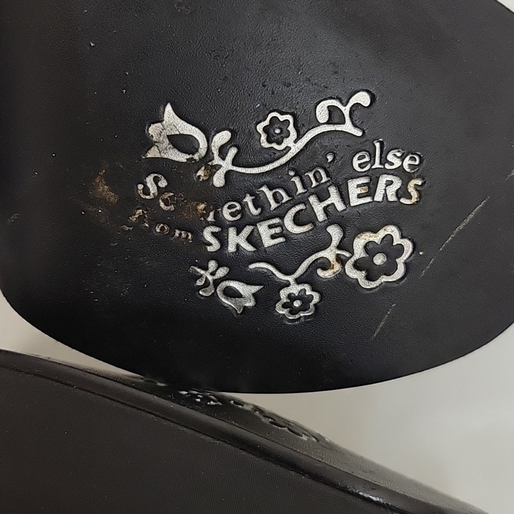 Y2K Sketchers something else clear plastic rhinestone studded platforms sz 7 - Picture 4 of 8